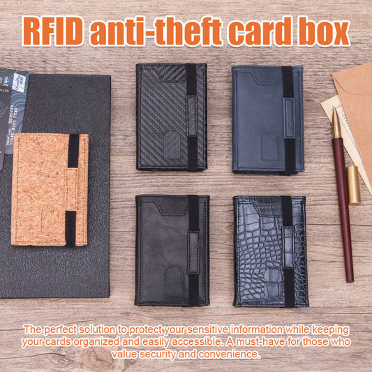 RFID-stöldskyddad kreditkortsbox